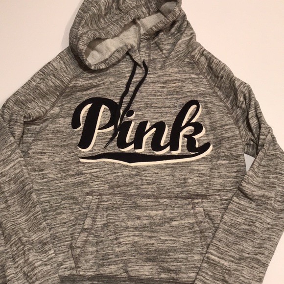 NWOT pink Victoria’s Secret sweatshirt hoodie L - Picture 2 of 6